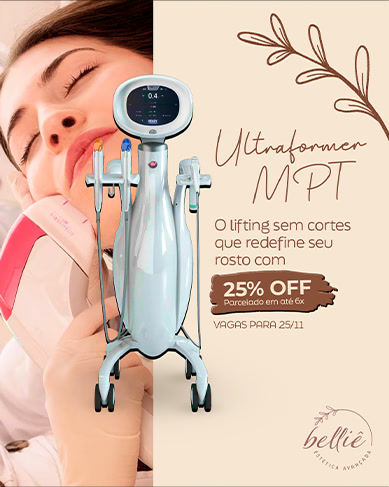 Post da Bellié Estética com oferta de tratamento Ultraformer MPT
